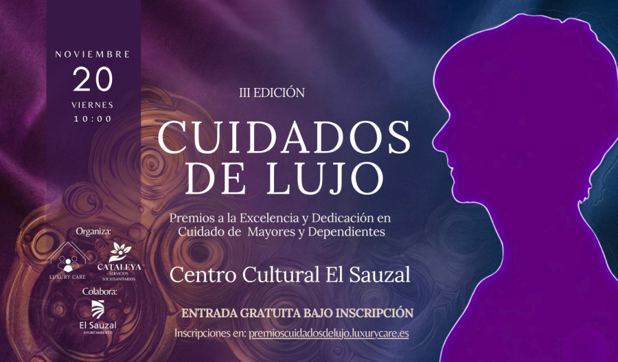 Cartel Premios Cuidados de Lujo III Edición